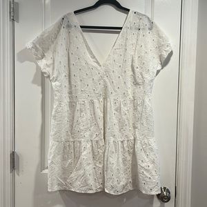 ASOS White Eyelet Dress